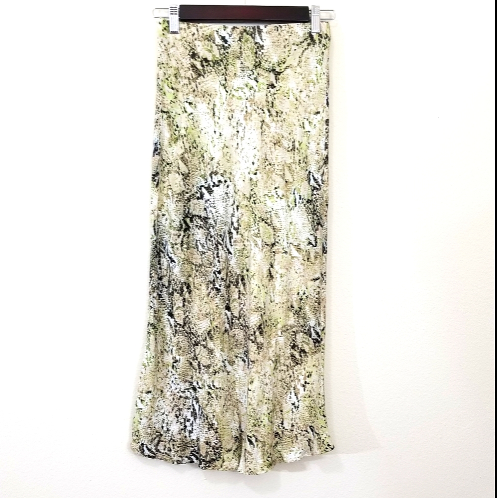 ABOUND  snake skin print midi skirt